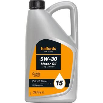 halfords 5w30 oil prices.